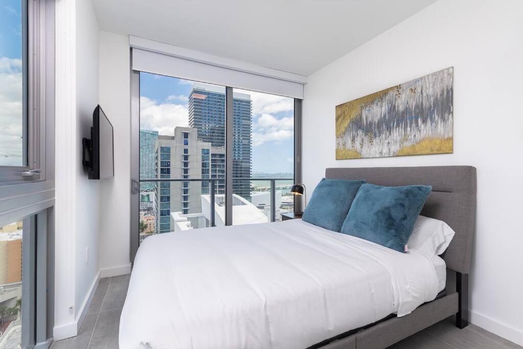 Amazing 2 Bedroom 30Th Floor Downtown Free Parking Miami Dış mekan fotoğraf