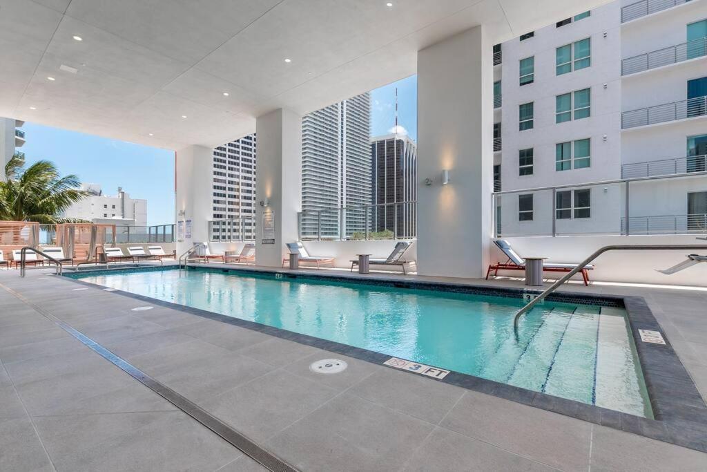 Amazing 2 Bedroom 30Th Floor Downtown Free Parking Miami Dış mekan fotoğraf