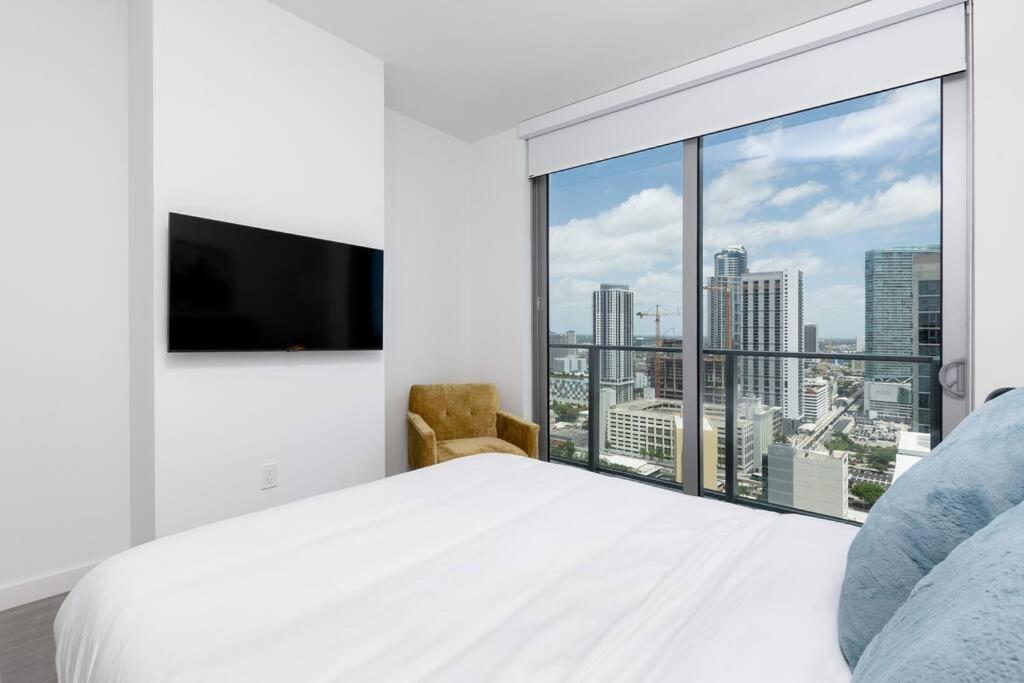 Amazing 2 Bedroom 30Th Floor Downtown Free Parking Miami Dış mekan fotoğraf