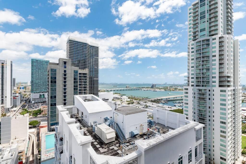 Amazing 2 Bedroom 30Th Floor Downtown Free Parking Miami Dış mekan fotoğraf